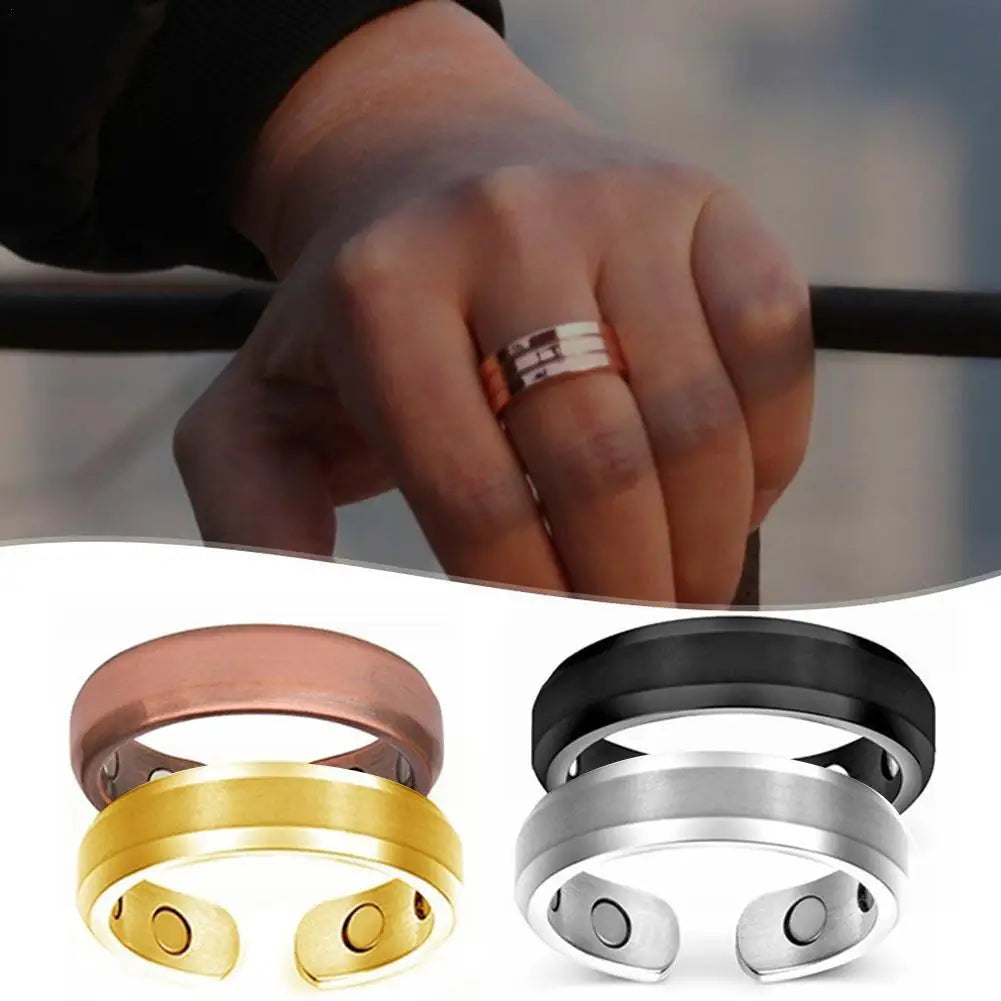 Fashion Women New Slimming Healthcare Fat Burning Weight Loss Magnetic Healthy Rings Jewelry Sleep Aid Blood Sugar Control